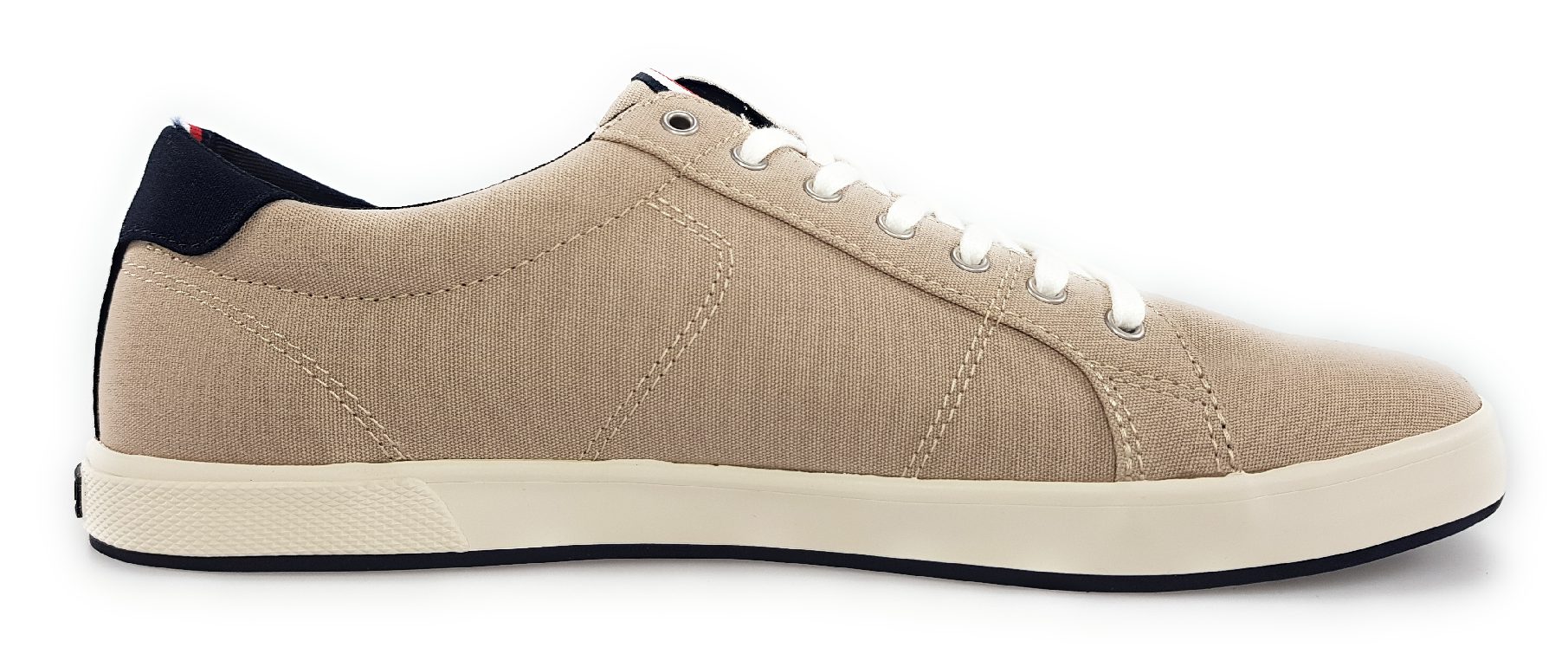 Tommy Hilfiger long lace sneaker FM0FM01536 Beige AEP stone