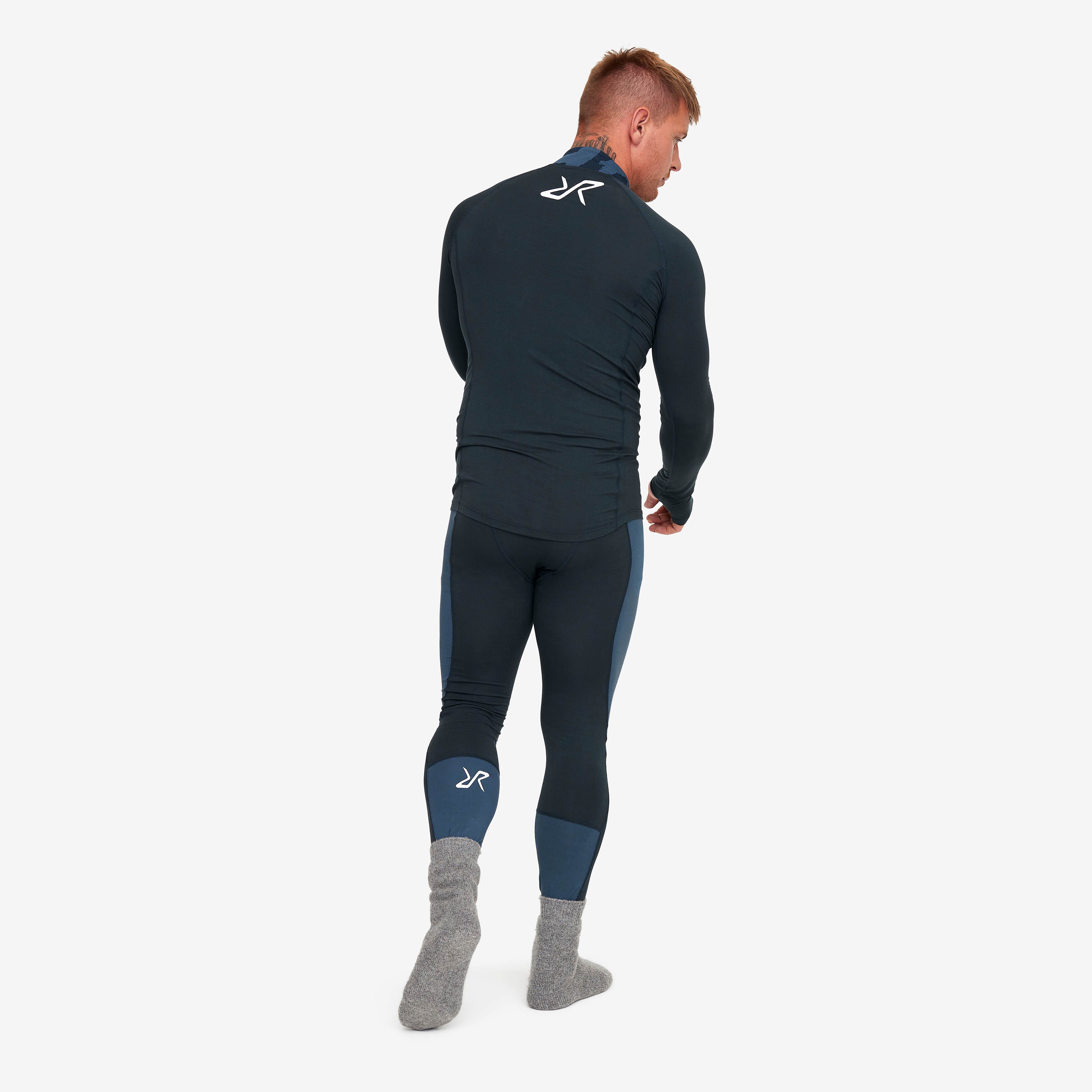 Bambooskin Base Layer Set Homme Blueberry