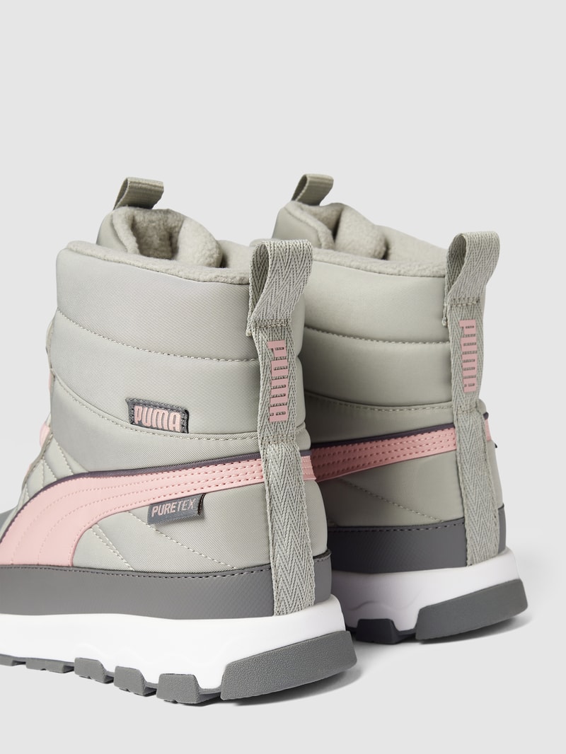 Stiefel mit Label-Detail Modell 'Evolve' in hellgrau