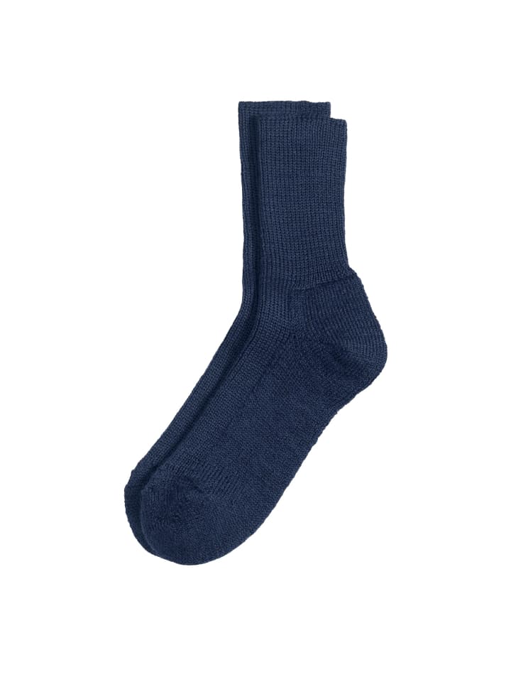 Hessnatur Wollsocke in dunkelblau günstig kaufen