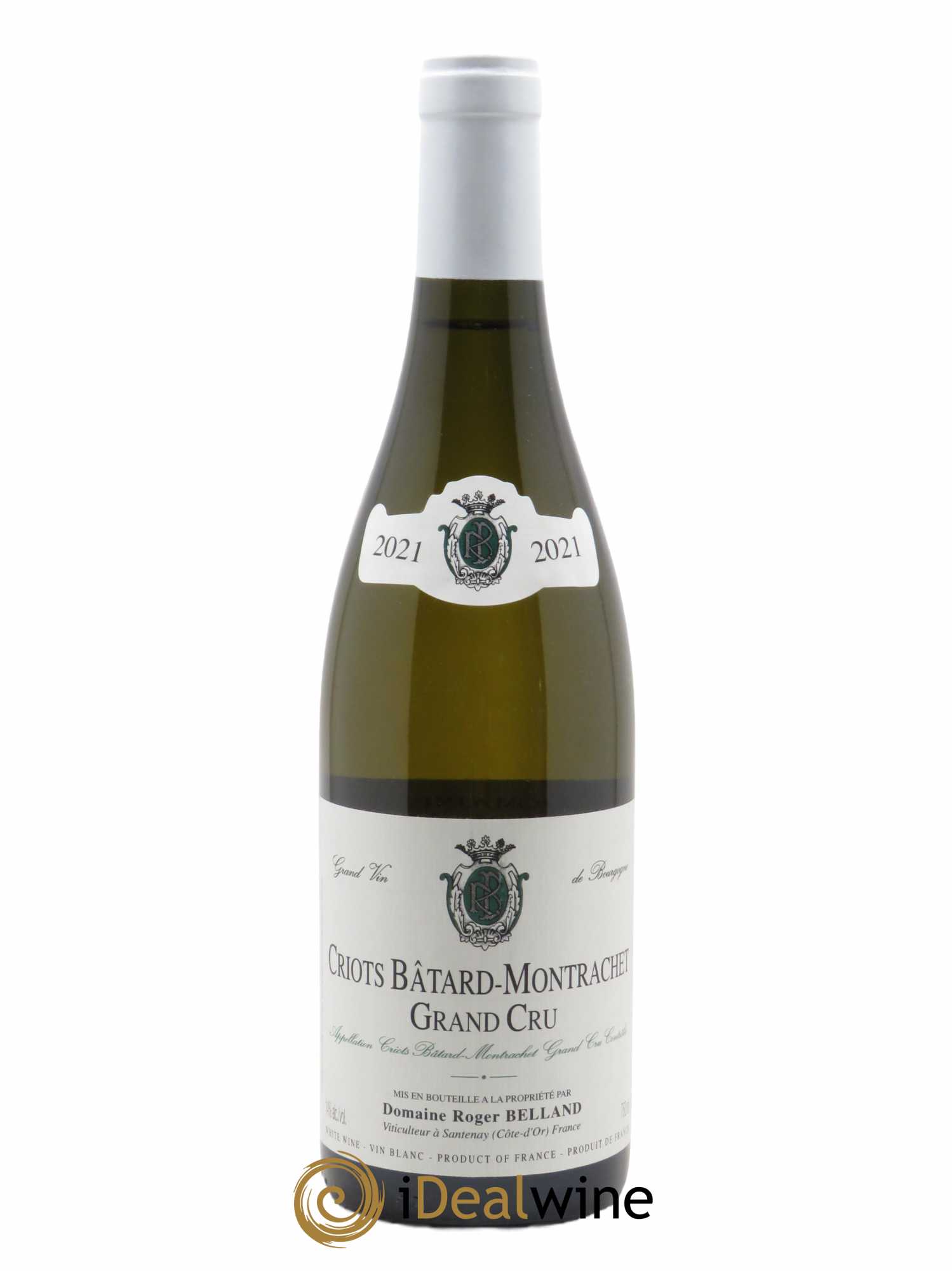 Criots-Bâtard-Montrachet Grand Cru Roger Belland (Domaine)  2021 - Lot de 1 Bouteille