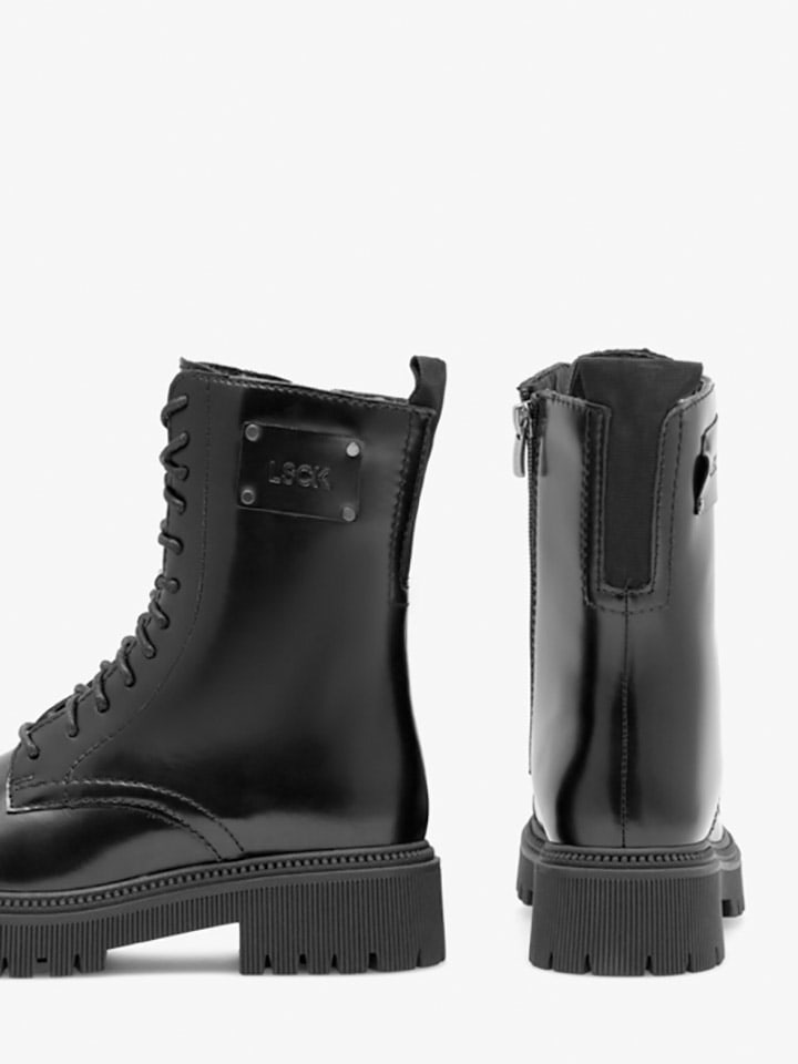Lasocki Leder-Boots in Schwarz günstig kaufen