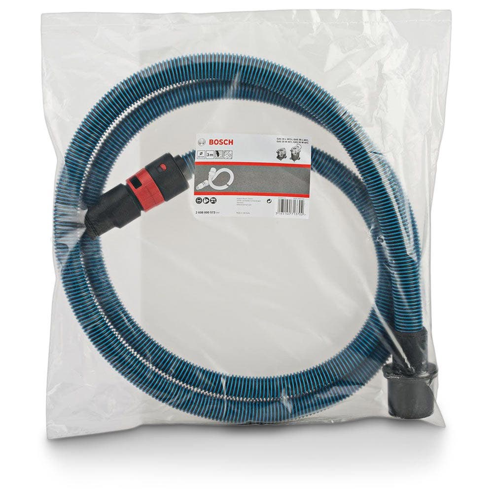 Mangueira antiestática para aspirador de pó BOSCH 3m 22mm 2608000572