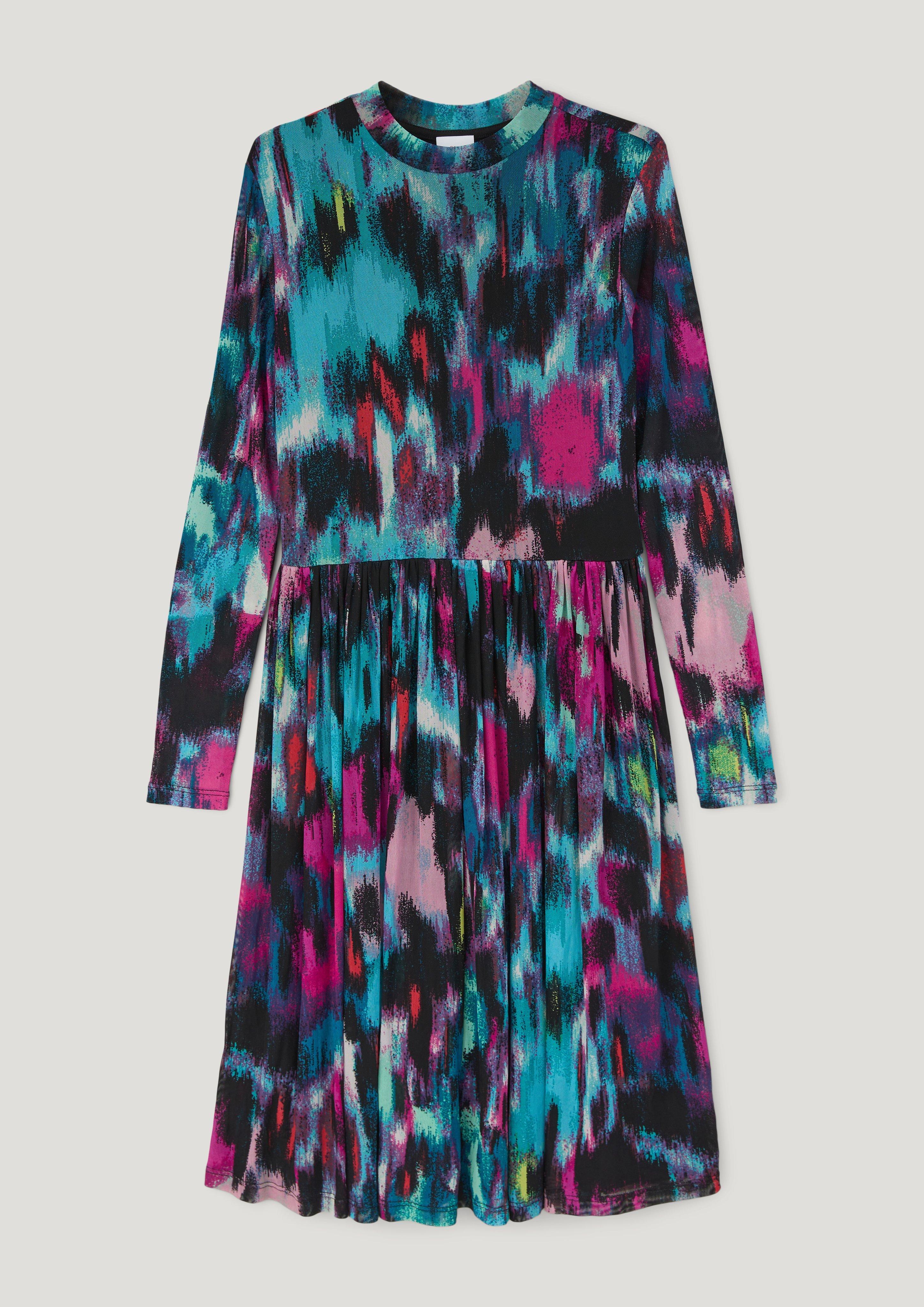 Volantkleid aus Mesh  2138132-99A1