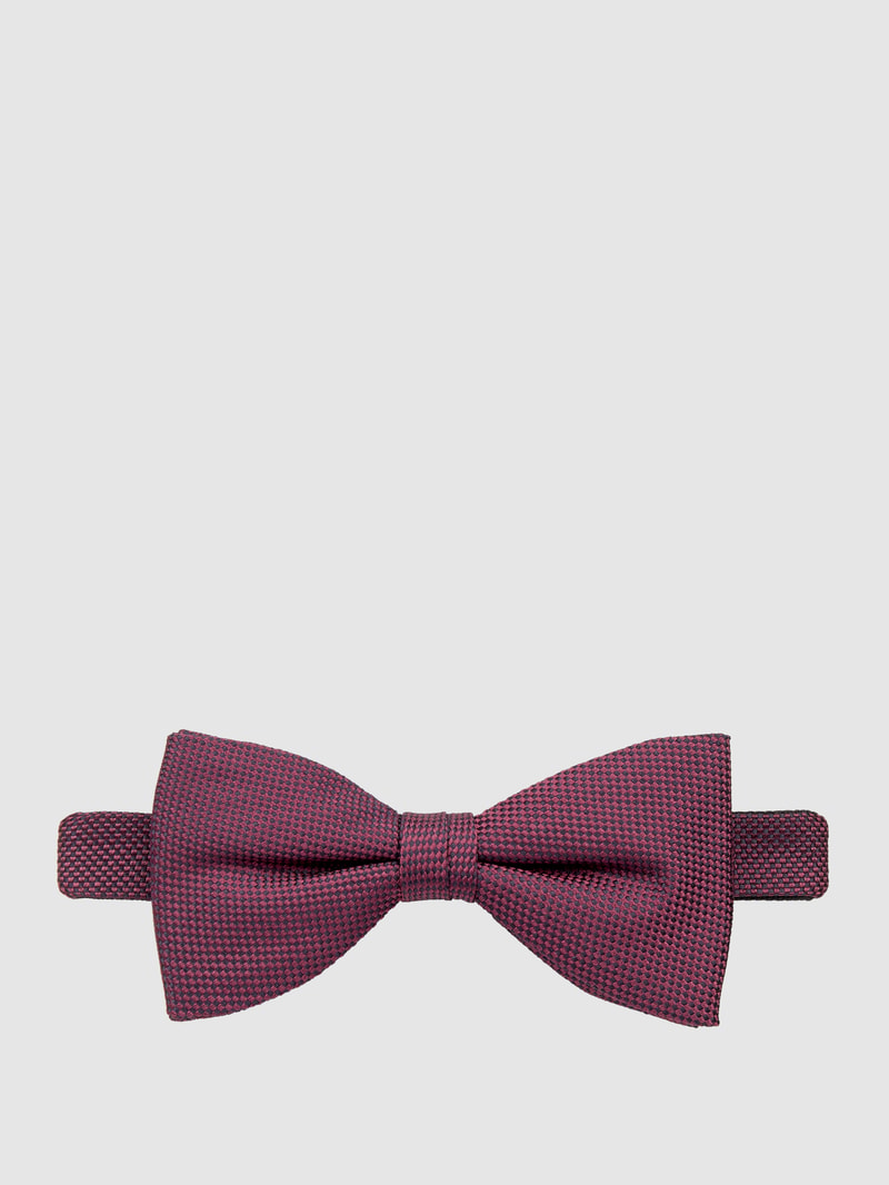 Fliege aus reiner Seide in fuchsia