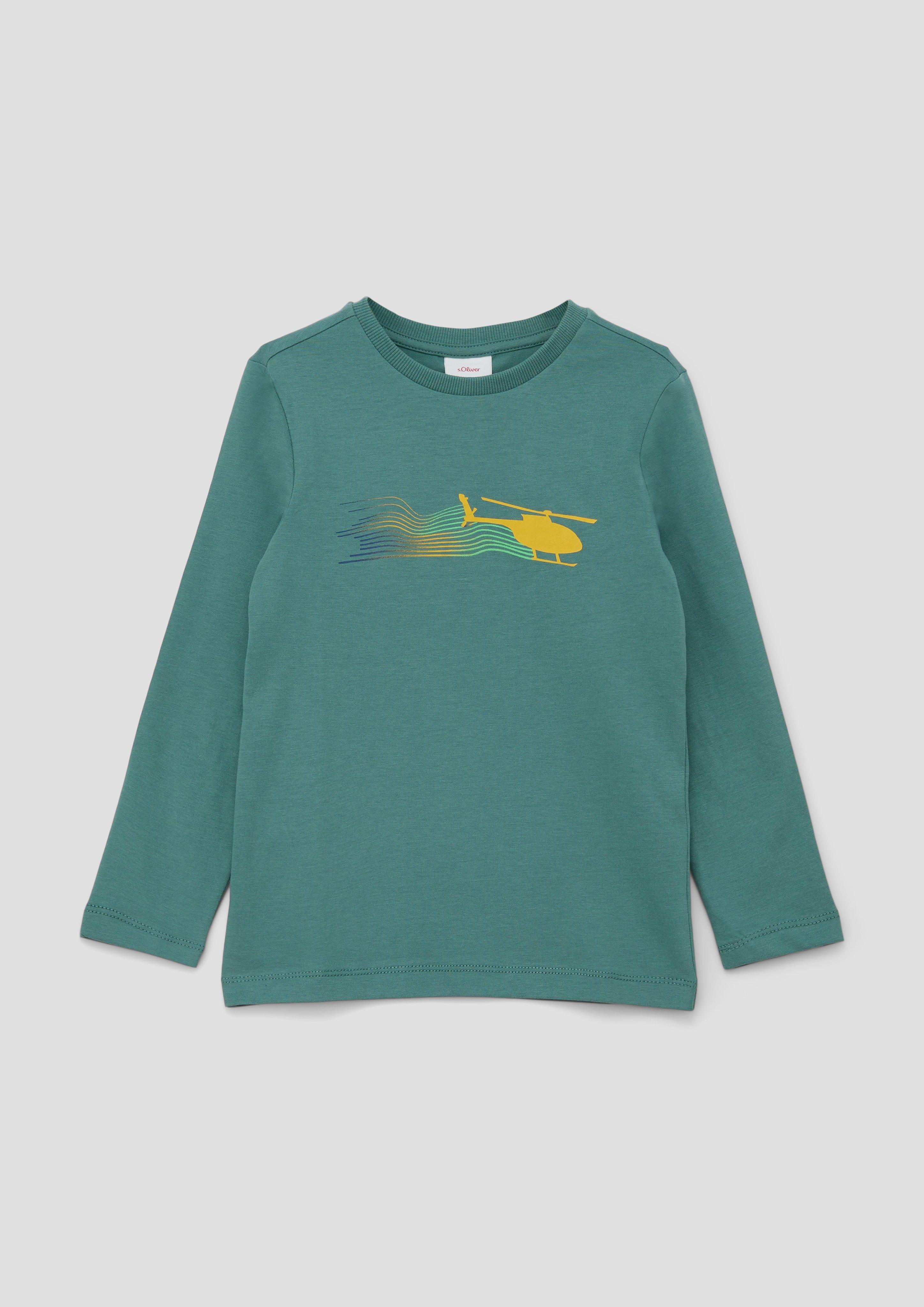 Longsleeve mit Frontprint  2134224-6576