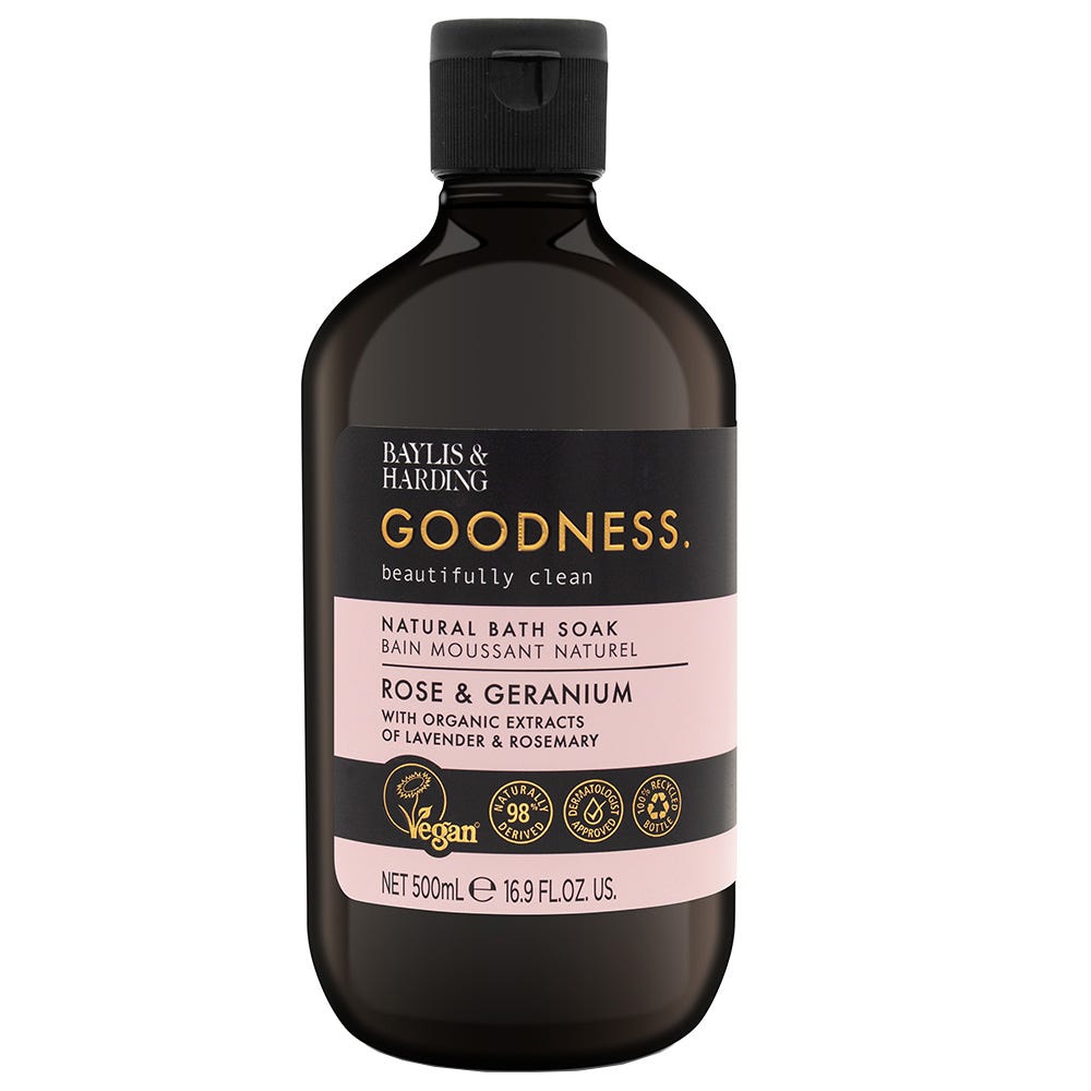 Baylis & Harding Goodness Dusch- und Badegel Rose & Geranium 500 ml