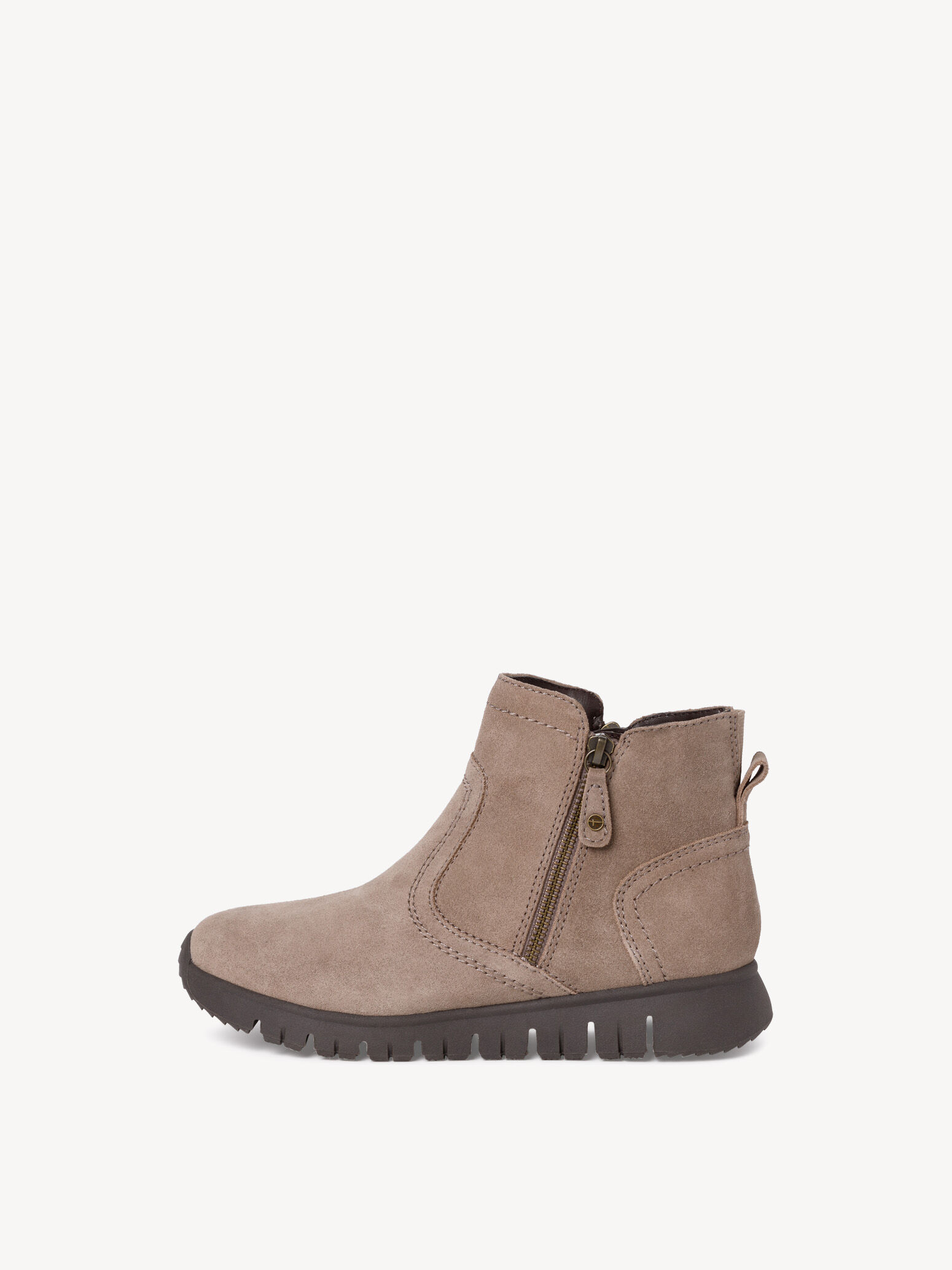 Bottine en cuir - marron