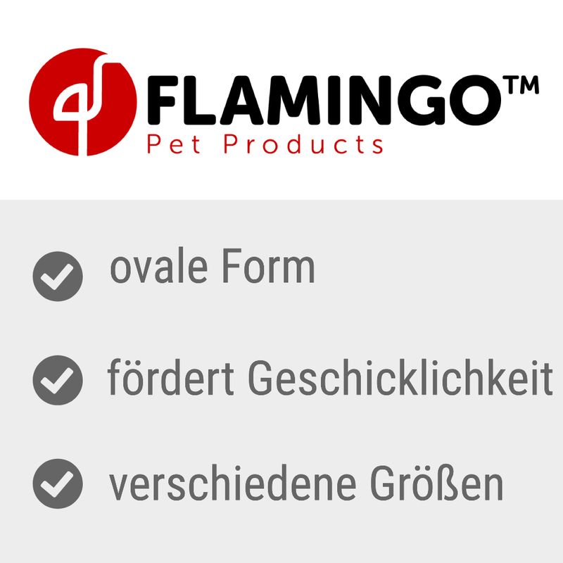 Flamingo Hundespielzeug Treibei Ovo, rot zu TOP-Preisen | bitiba
