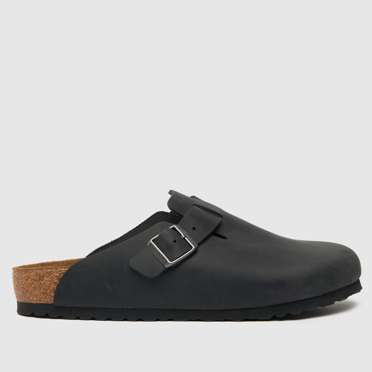 BIRKENSTOCK – Boston – Svarta sandaler med träskor