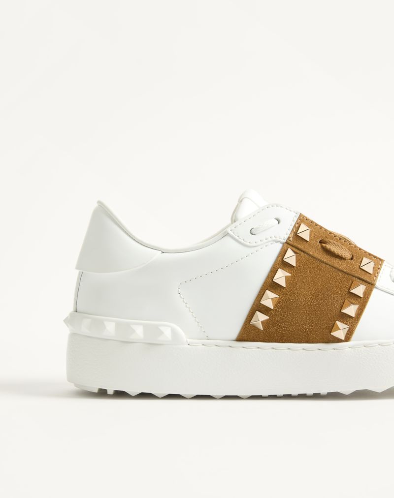 Baskets Rockstud Untitled en cuir de veau avec bride en cuir fendu