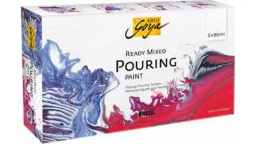 KREUL SOLO GOYA Ready Mixed Pouring 6er Set 80 ml 480 ml