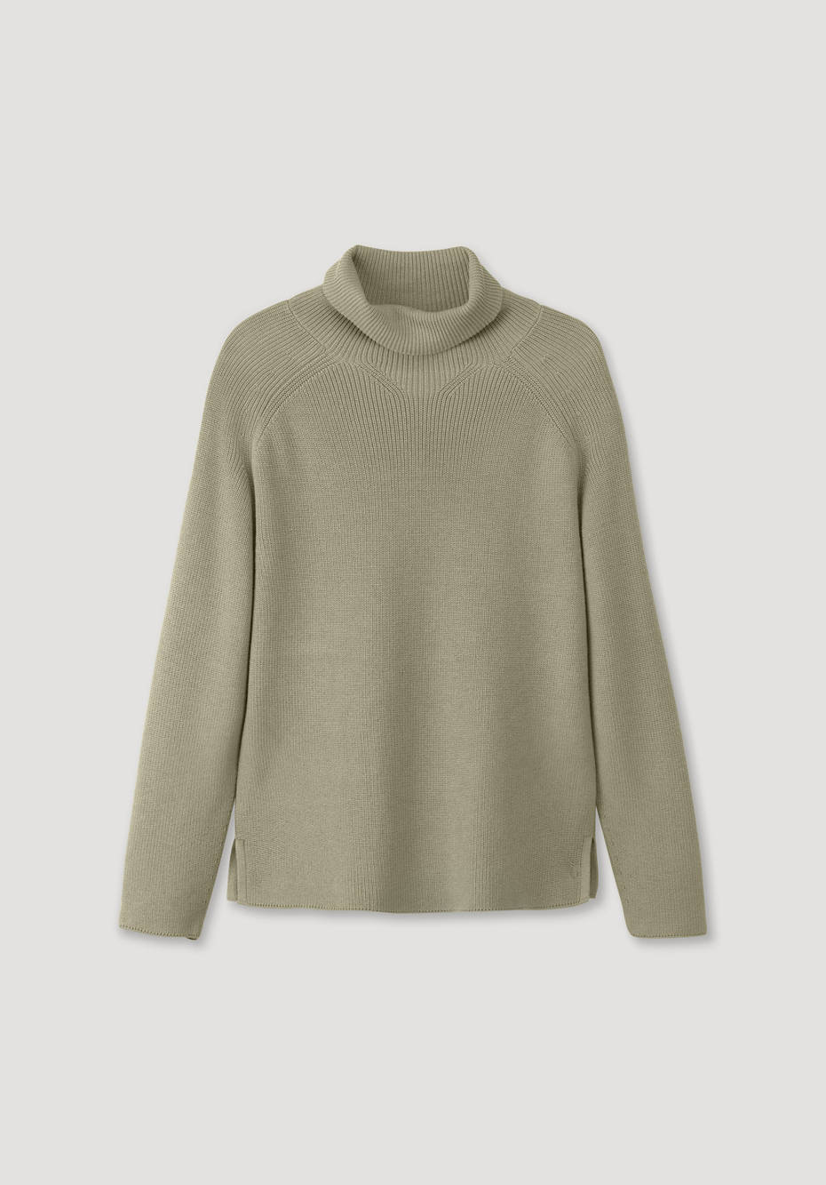 Rollkragenpullover aus reiner Bio-Baumwolle