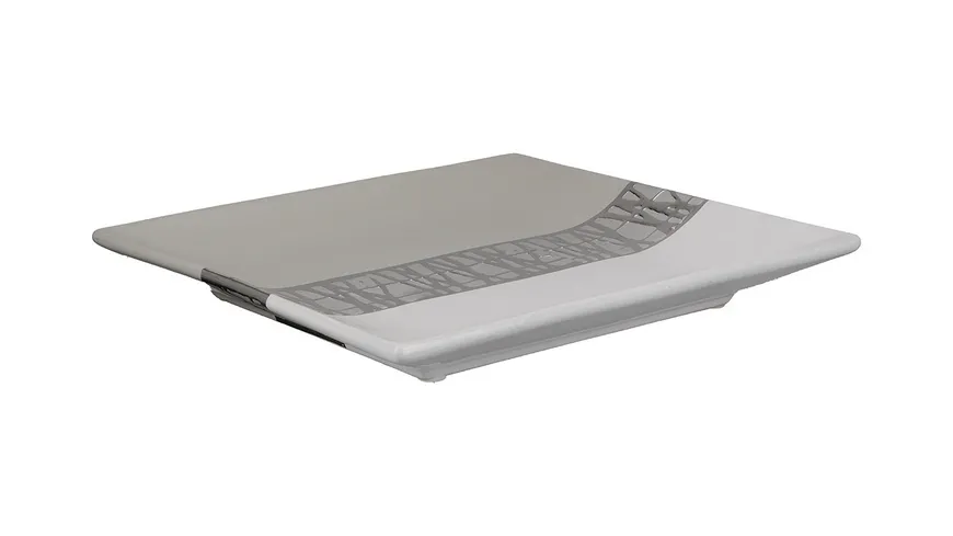 GILDE Deko-Schale Cabrera Ø22,5cm taupe, silber