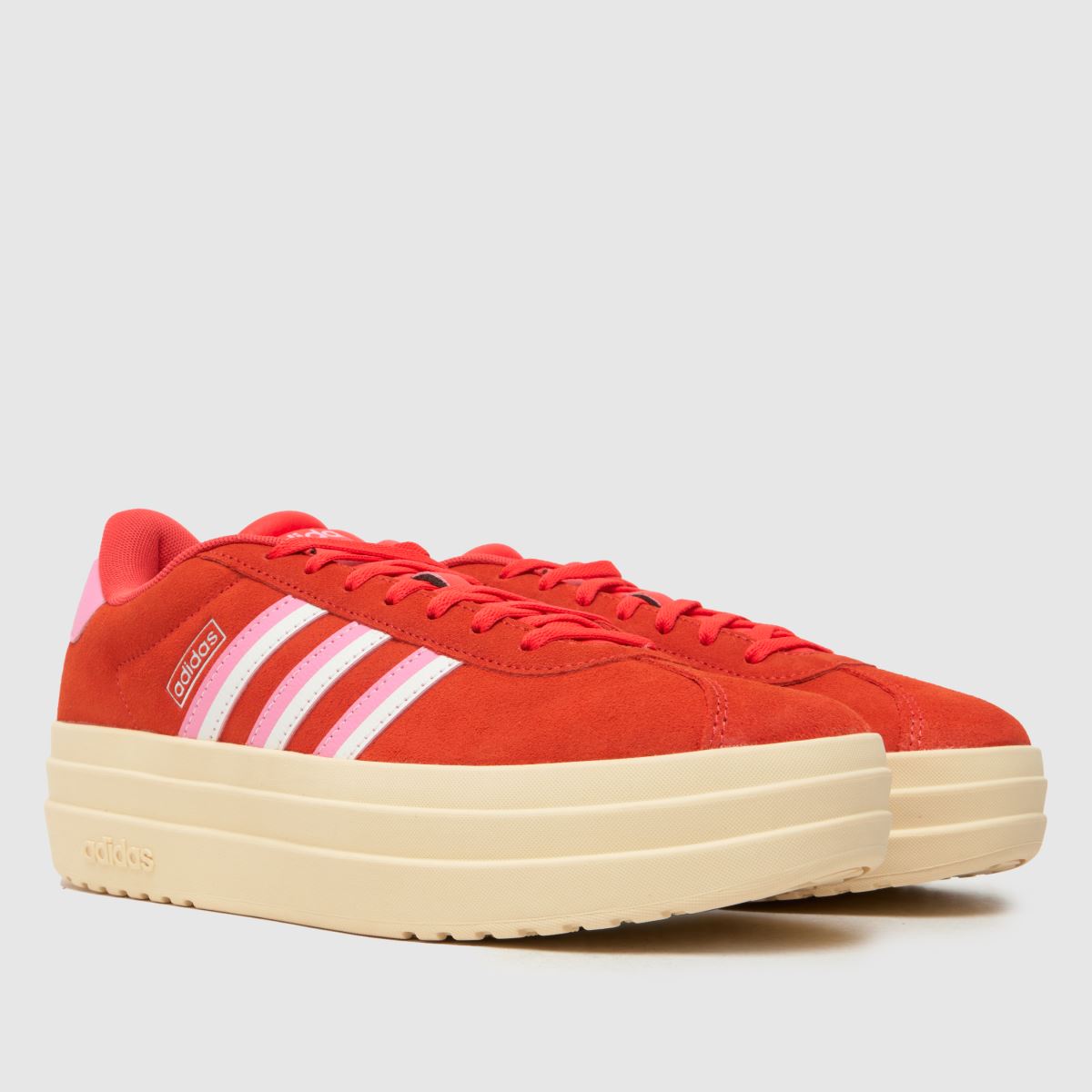 adidas vl court bold – röda träningsskor