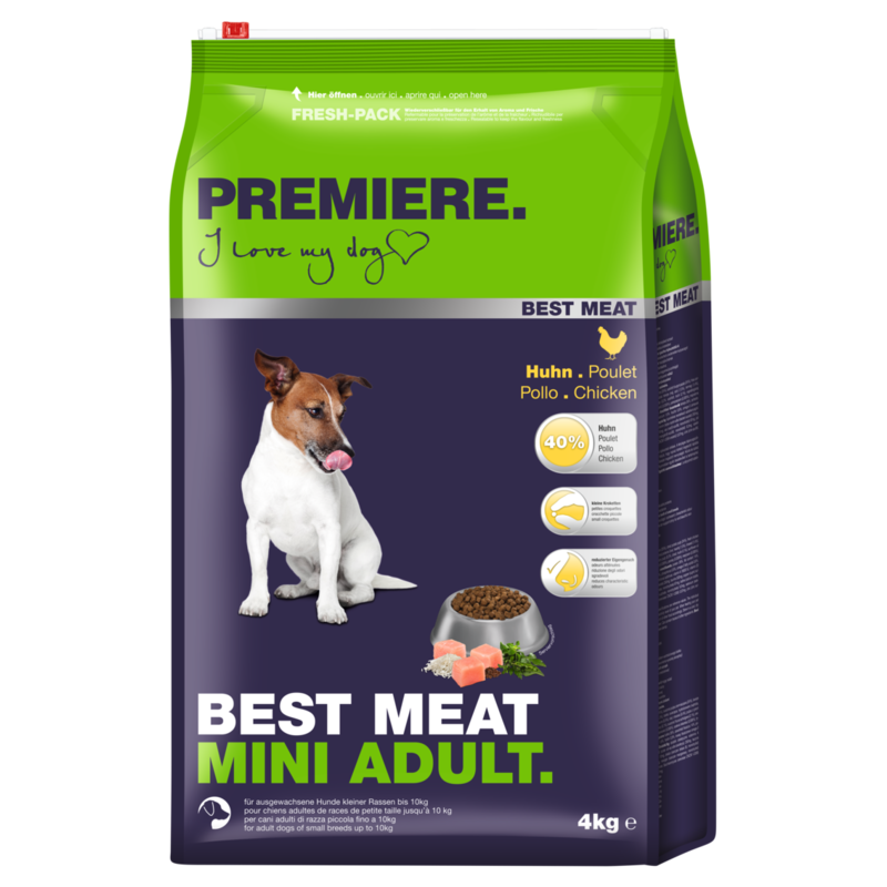 PREMIERE Hundetrockenfutter PREMIERE Best Meat Mini Huhn 4 kg
