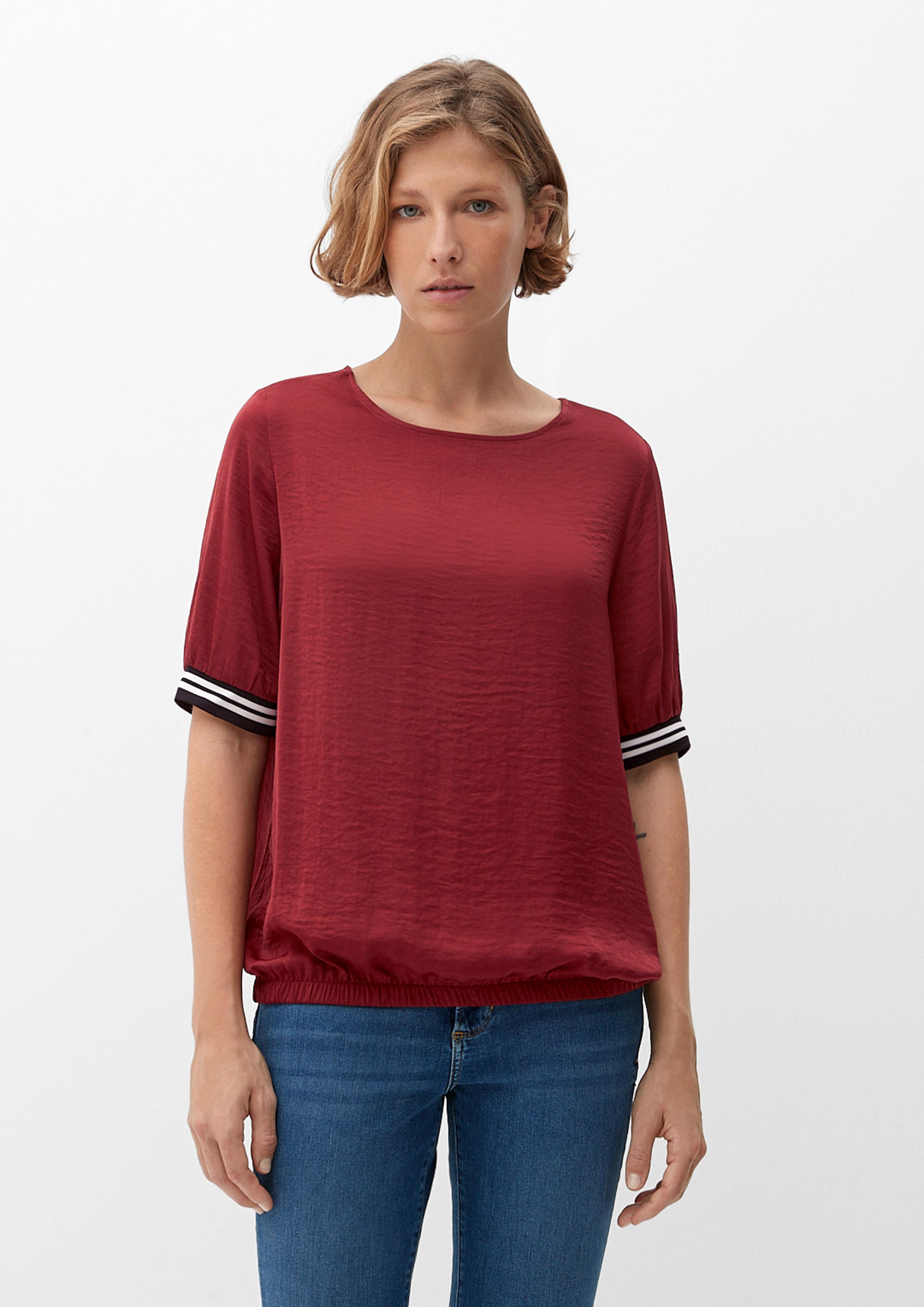 Blusenshirt mit Rippbündchen  2120632-3877