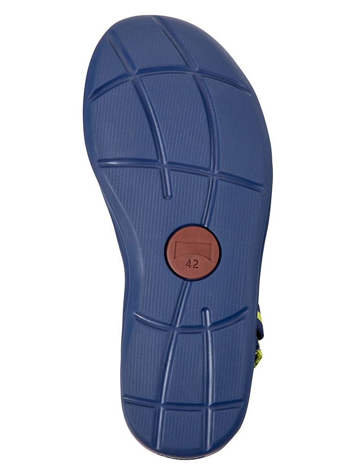 Camper Sandalen in Blau/ Grün günstig kaufen