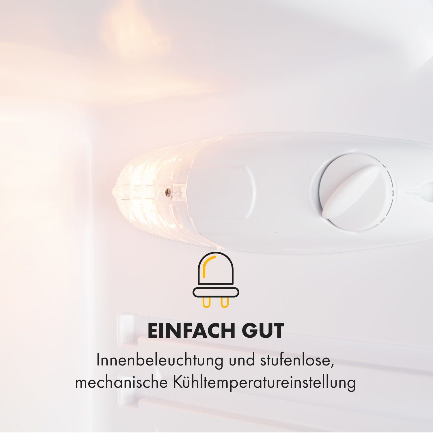 Klarstein Kühl-/Gefrierkombination HEA9-C.Cousin 10034547, 50 cm hoch, 48 cm breit