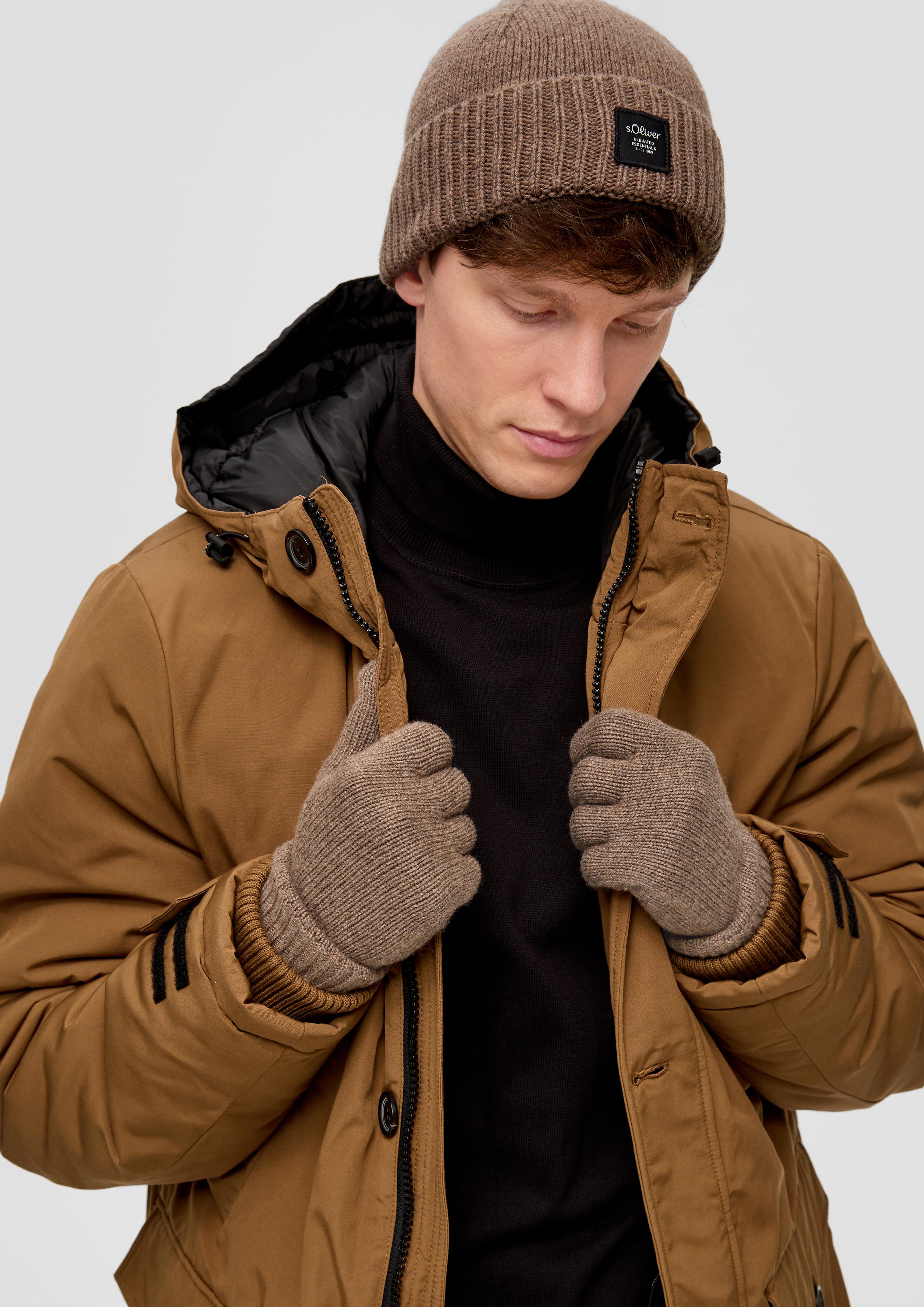 Handschuhe aus Woll-Kaschmir-Mix  2137444-86W0