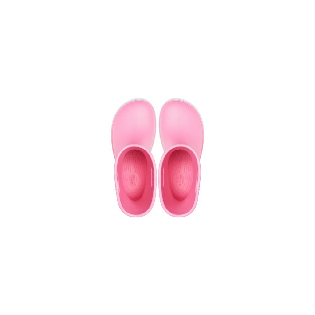 Crocs Crocsband Rain Boot Pink Lemonade / Lavender Gummistiefel