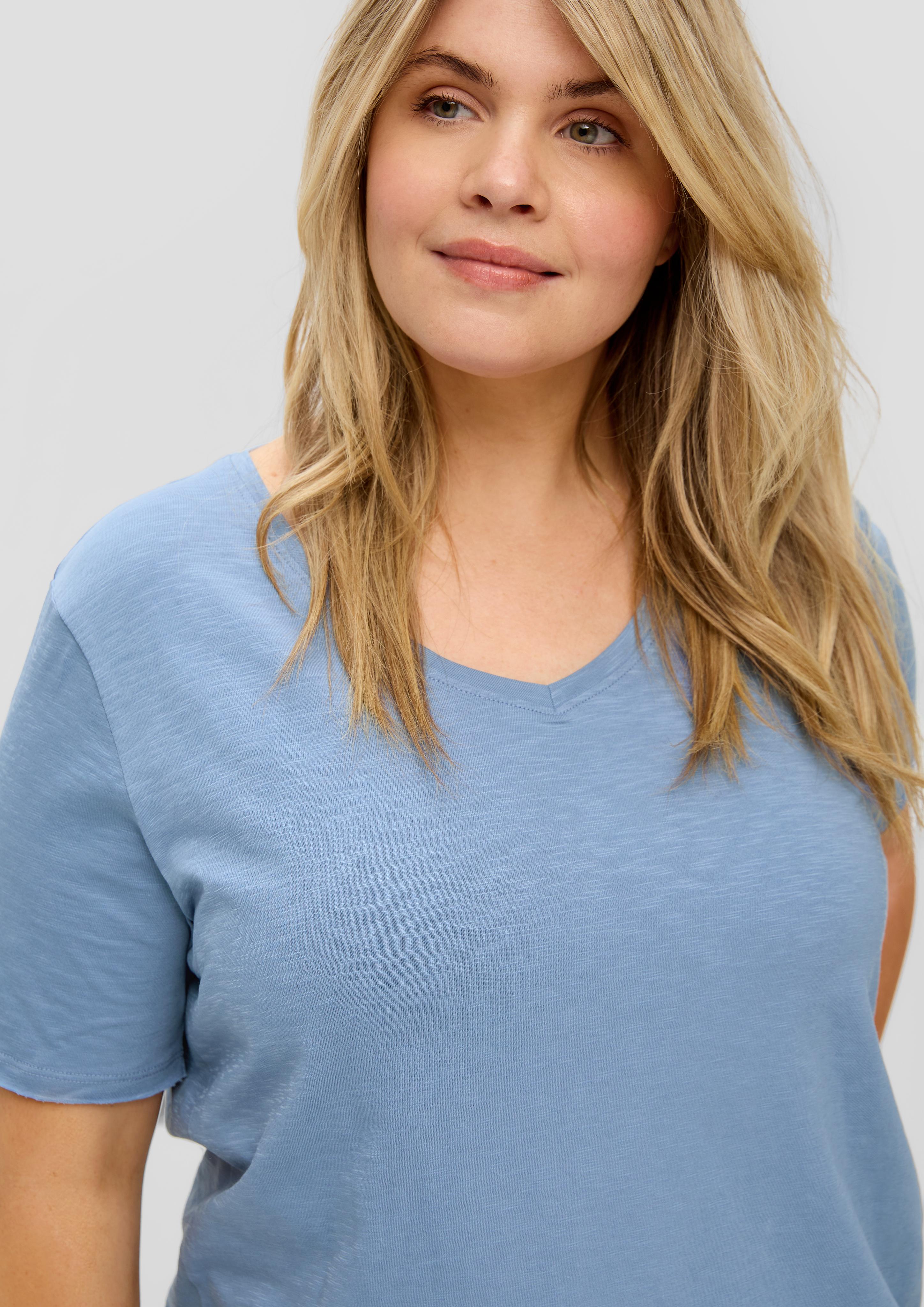 T-Shirt mit V-Ausschnitt  2151514-5271