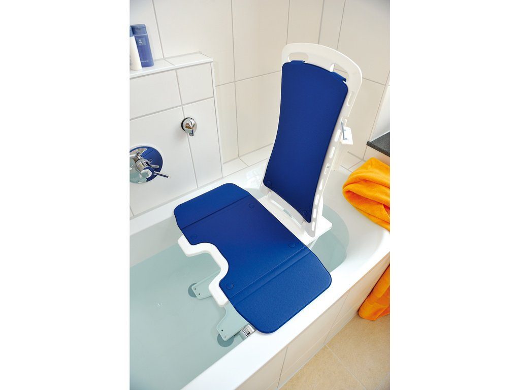 Drive Medical Badewannensitz Badewannenlifter Bellavita 2G mit Comfort Bezug Blau