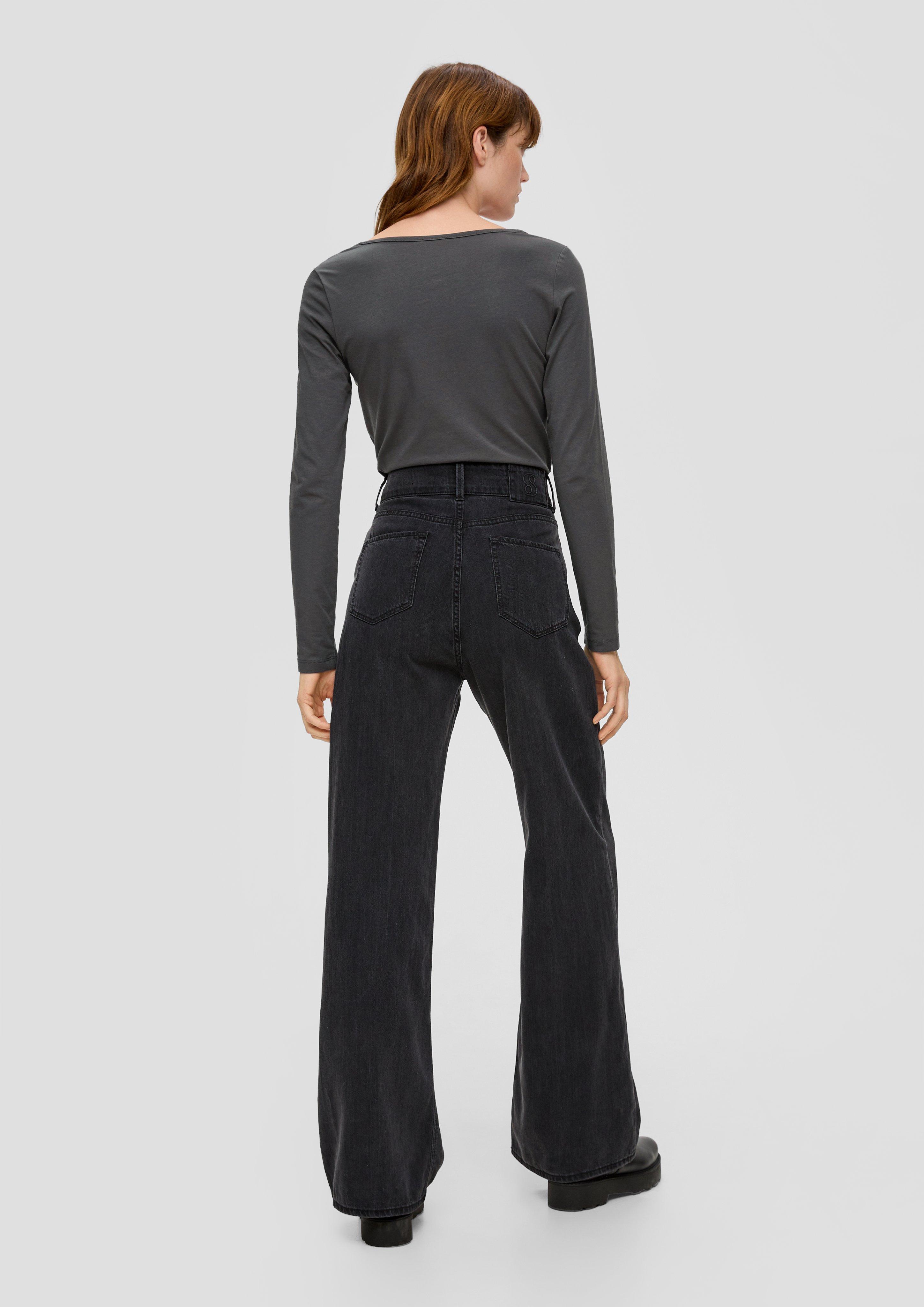Langarmshirt mit Scoop Neck  2139882-9824