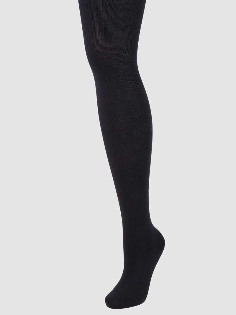 Strumpfhose mit Stretch-Anteil Modell 'Family' in marineblau