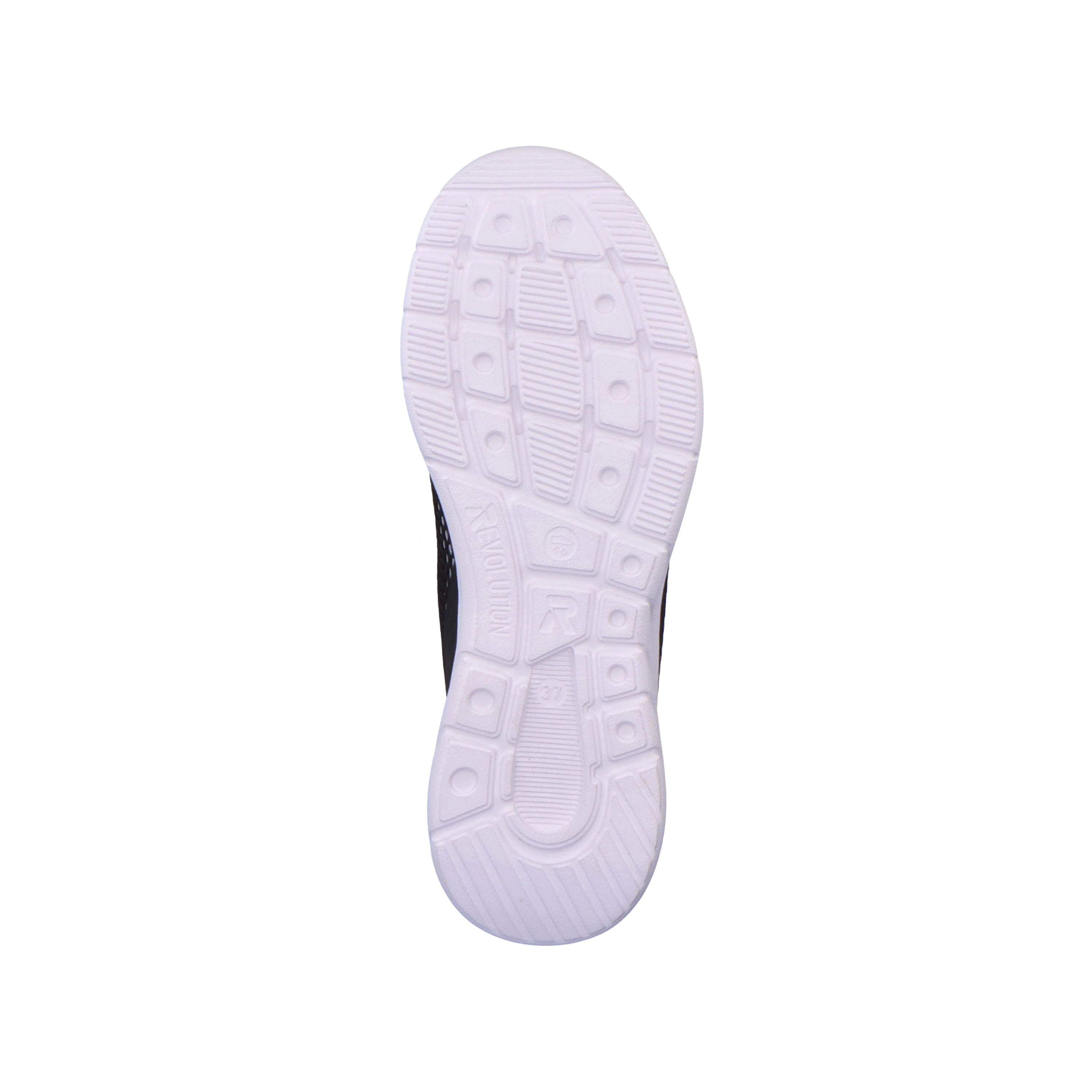 Rieker Damen Sneaker Low urban-black flamingo-pink