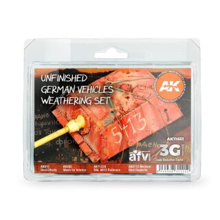 Unfinished German Vehicles Weathering Set
