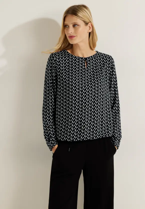 CECIL Bluse mit Minimalprint