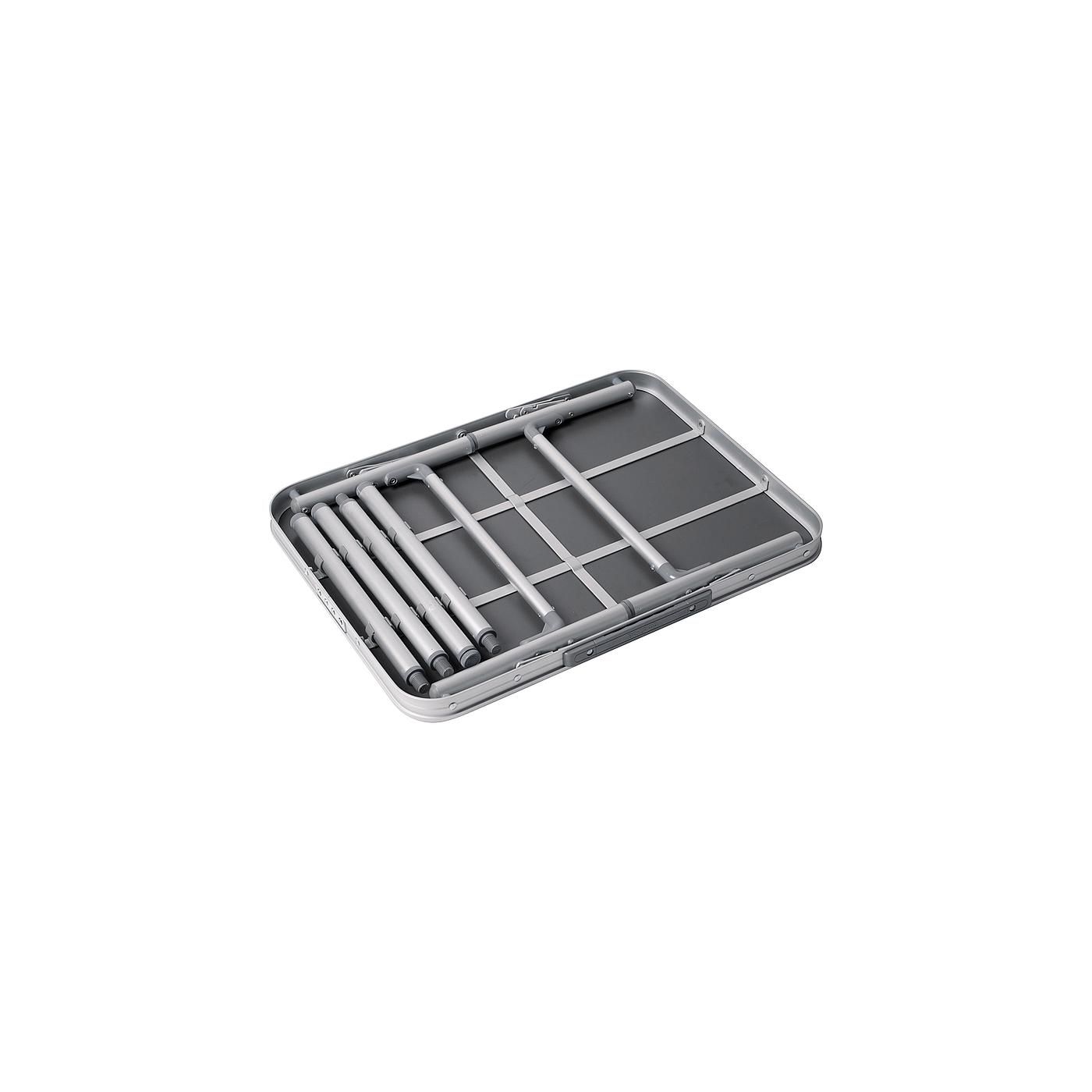 Bo-Camp Aluminium Grau 60 x 45 cm Tisch