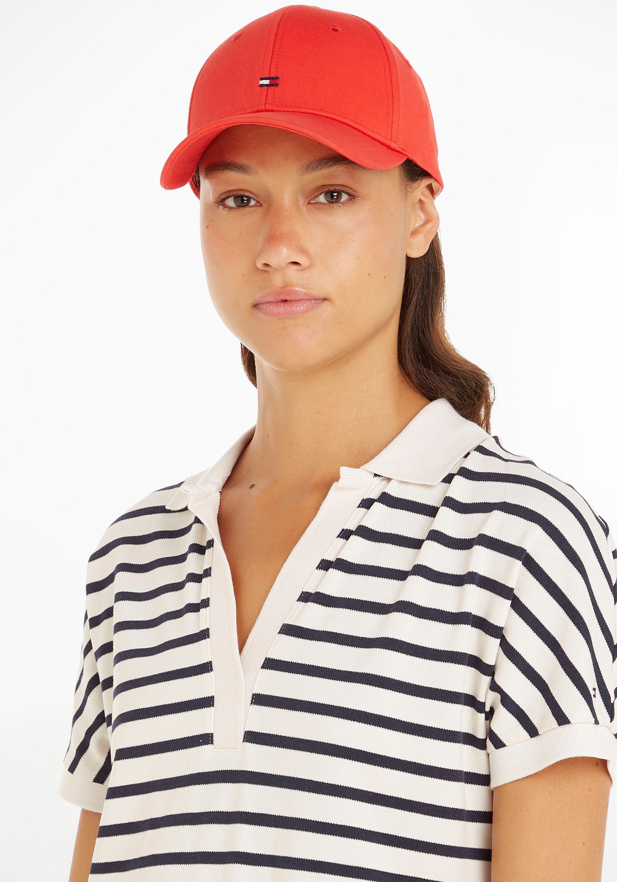 Tommy Hilfiger Baseball Cap mit Logoprägung auf Klemmschließe