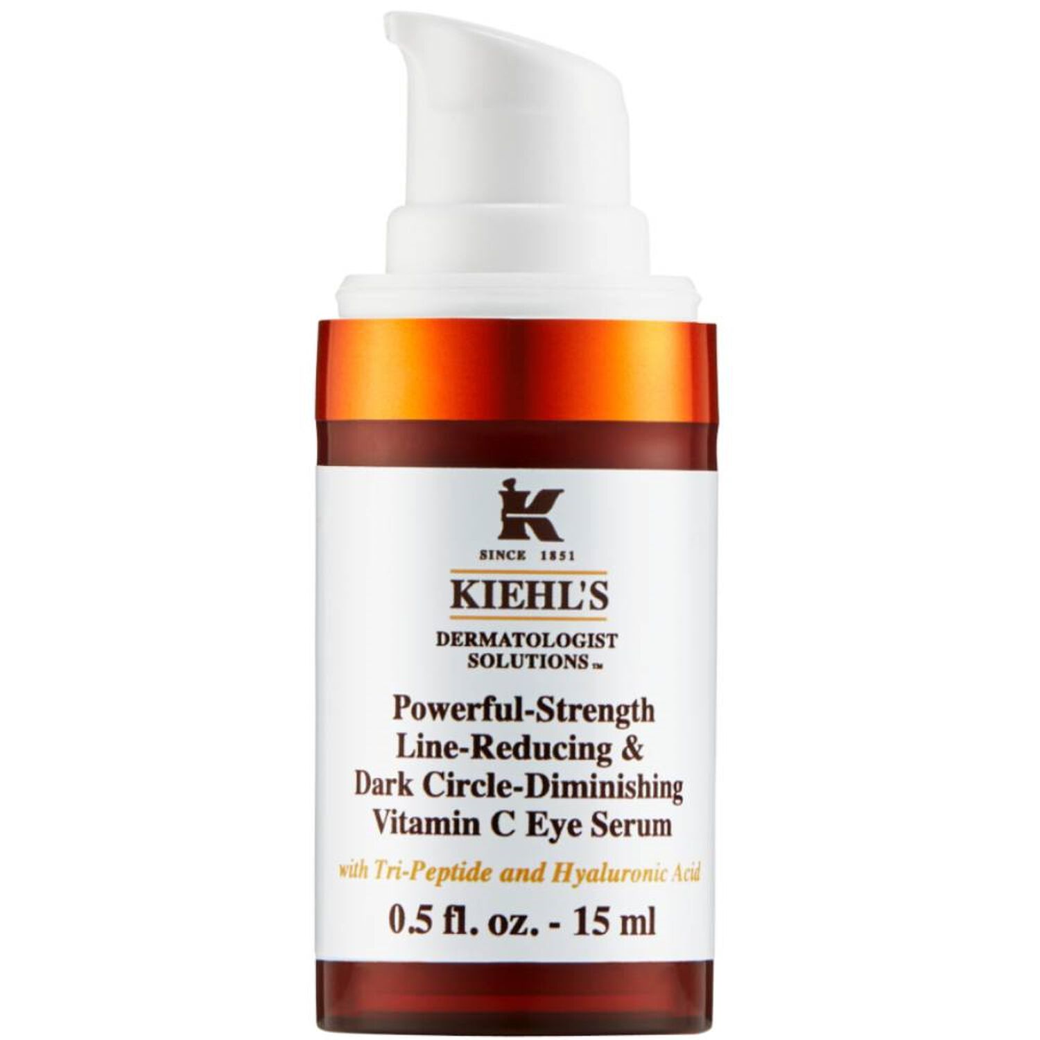 kiehl's Powerful-Strength Line-Reducing & Dark Circle-Diminishing Vitamin C Sérum Contour des yeux et anti-cernes à la vitamine C 15 ml
