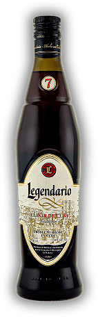 Legendario Elixir de Cuba Legendario Elixir de Cuba Süßlicher, weicher Likör auf Rum-Basis. Alter 7 J. - 0,7	 Liter - Vol 34%