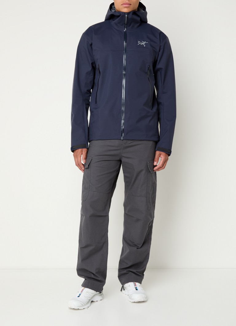 Arc'teryx Beta rain jacket with hood and logo embroidery