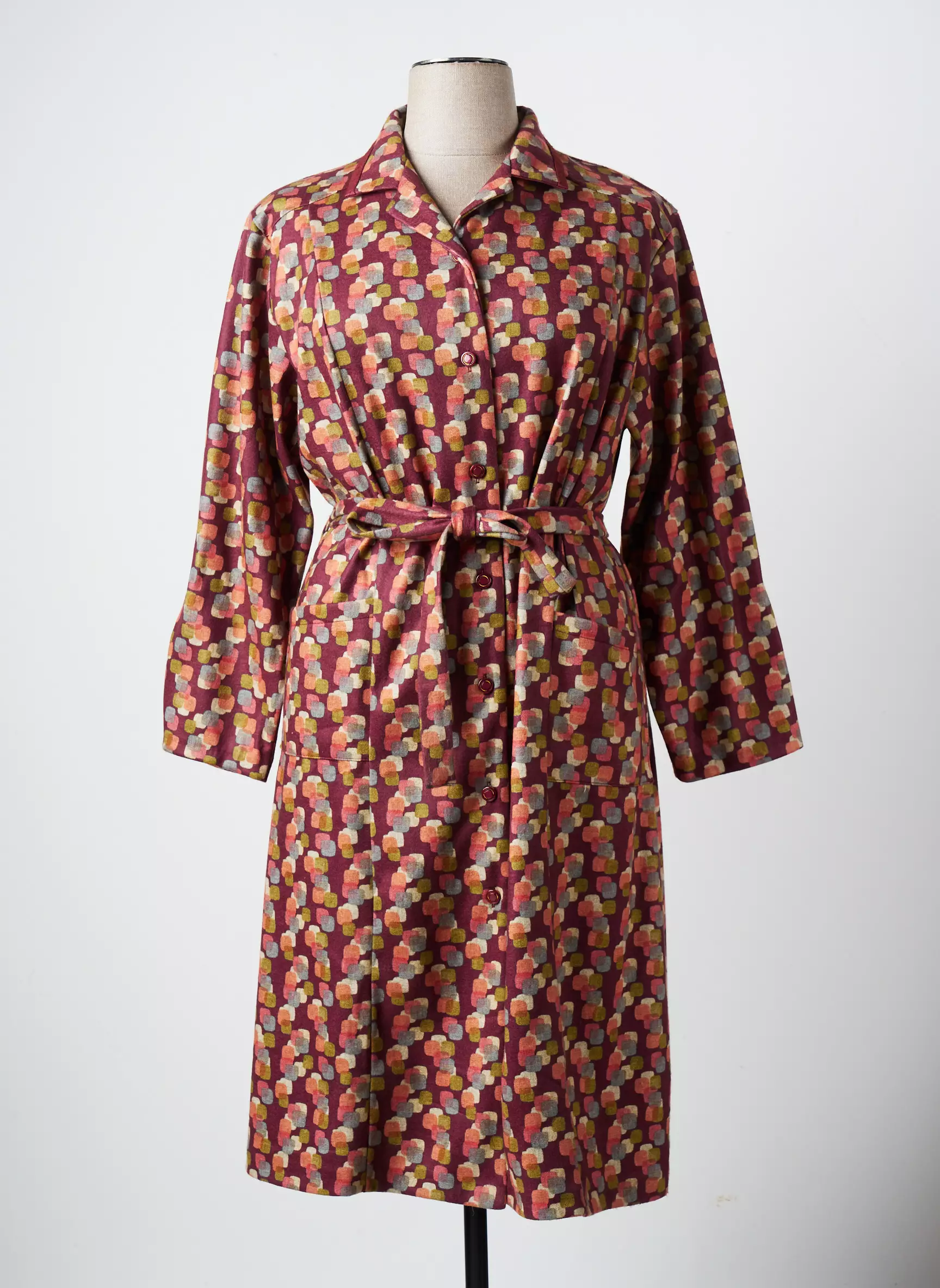 Marie De Marcille Robes Mi Longues Femme couleur rouge