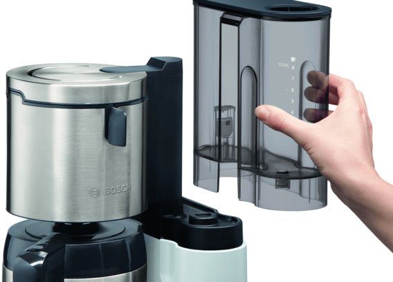 BOSCH Filterkaffeemaschine TKA8A681 Styline, 1,1l Kaffeekanne, Papierfilter 1x4, mit Thermokanne
