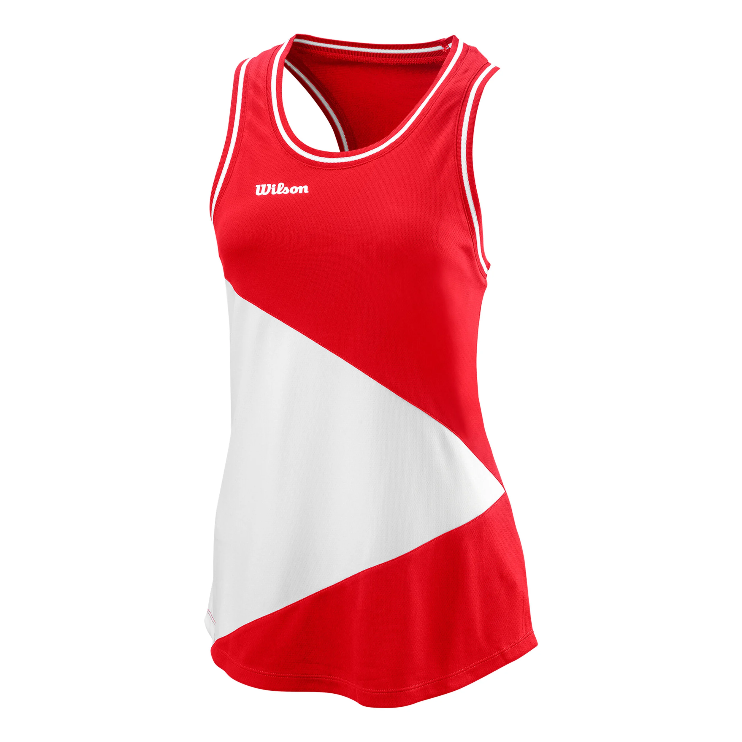 Team II Tank-Top Damen - Rot, Weiß