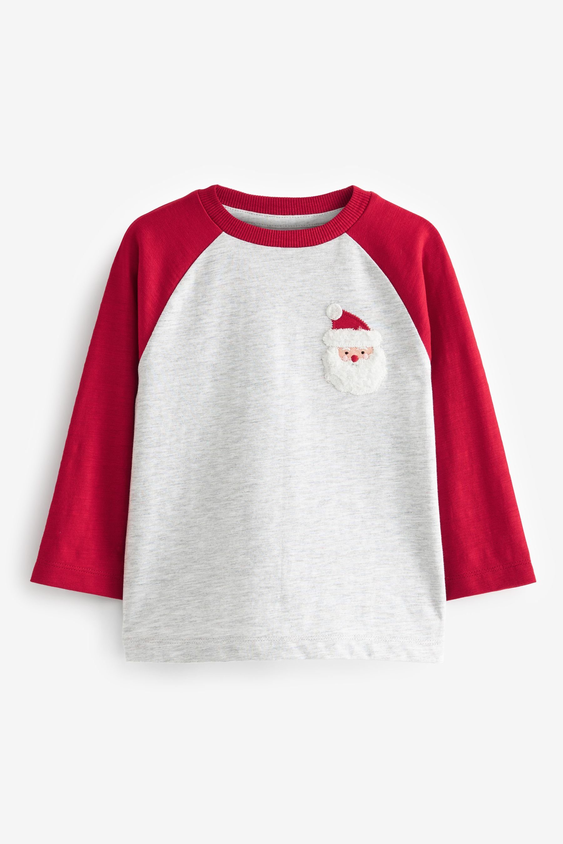 Next Langarmshirt Langärmeliges Weihnachtsshirt (1-tlg)