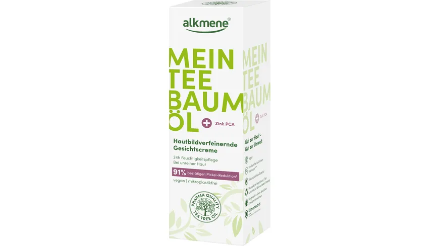 alkmene Mein Teebaumöl Hautbildverfeinernde Gesichtscreme, 50 ml 50 ml