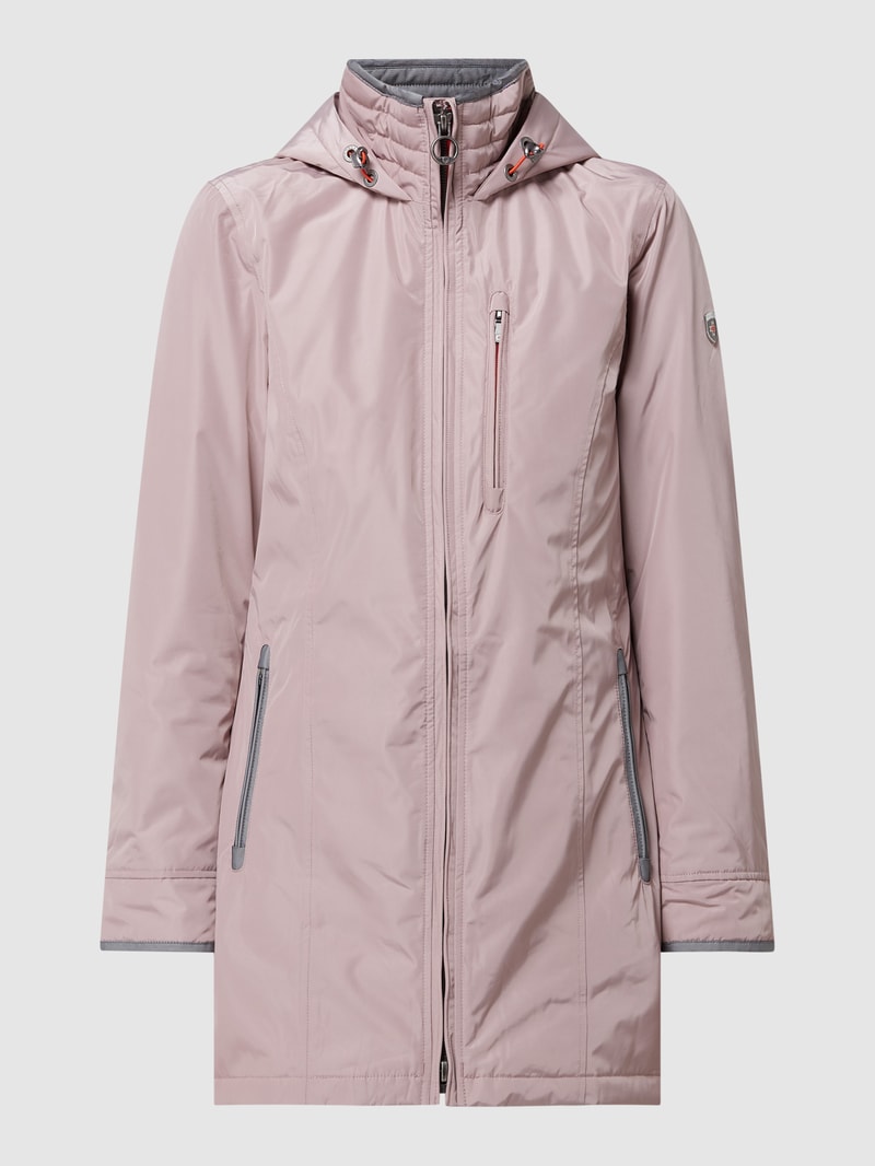 Jacke mit Label-Detail Modell 'STOCKHOLM' in rosé