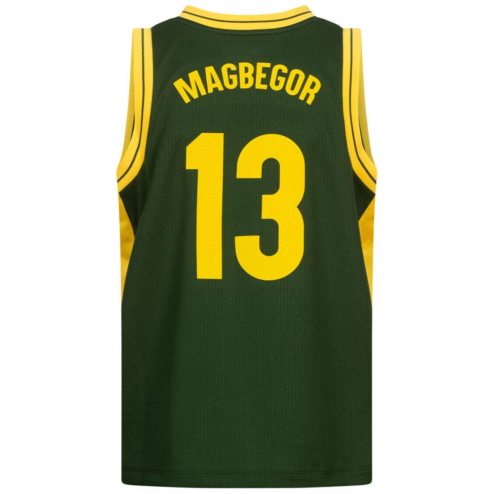 Australien Basketball macron #13 MAGBEGOR Kinder Trikot 58564662