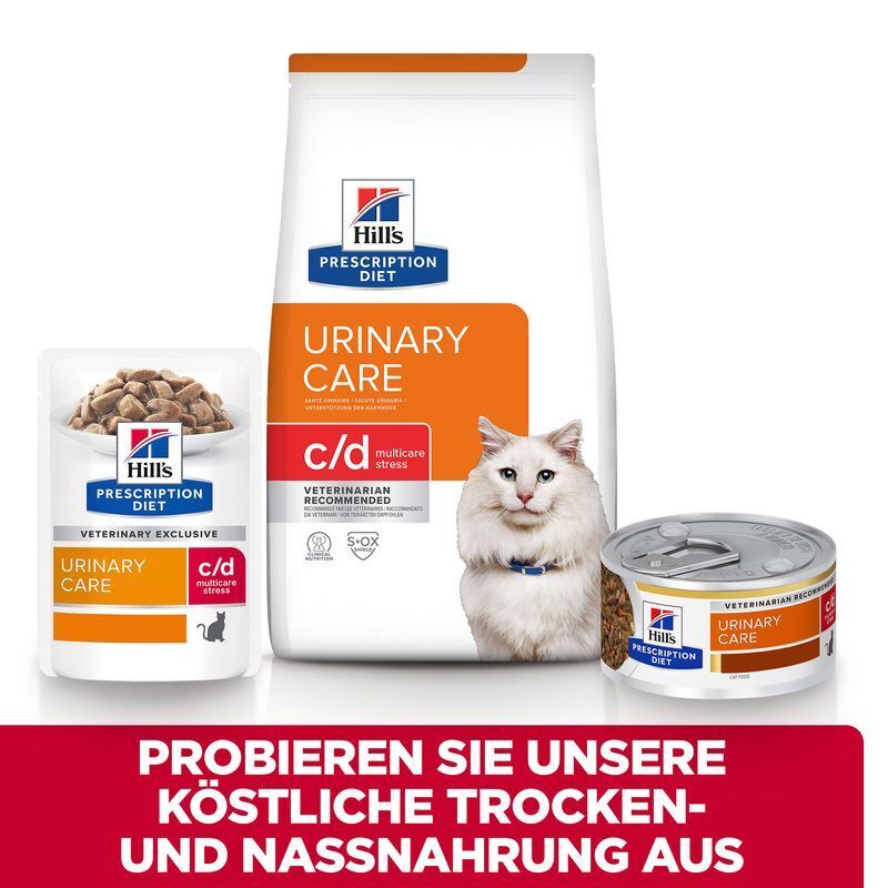 Hill's Urinary Hill's Prescription Diet c/d Urinary Stress Lachs 24x85 g