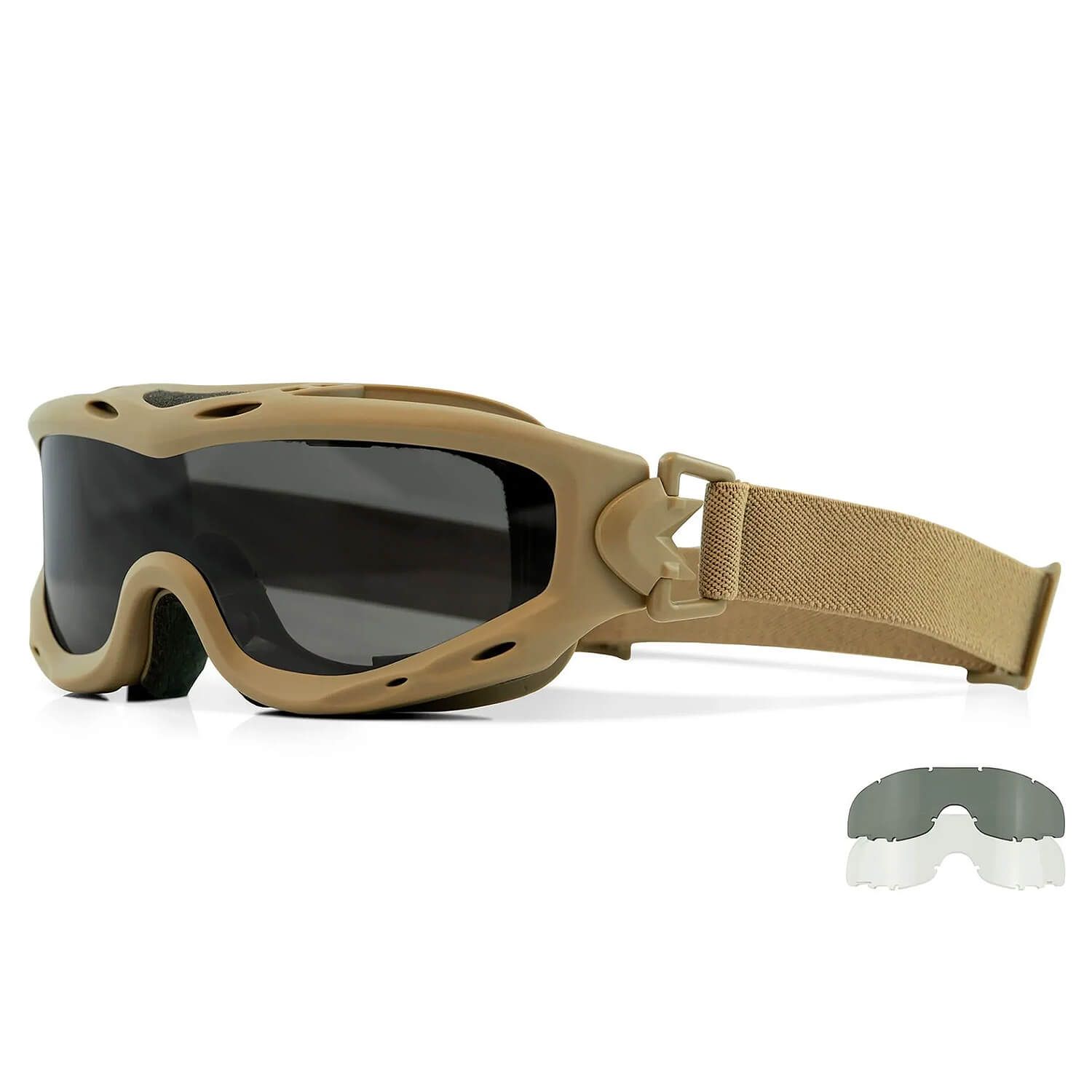 Spear Taktische Brille mit 2 Gläsern