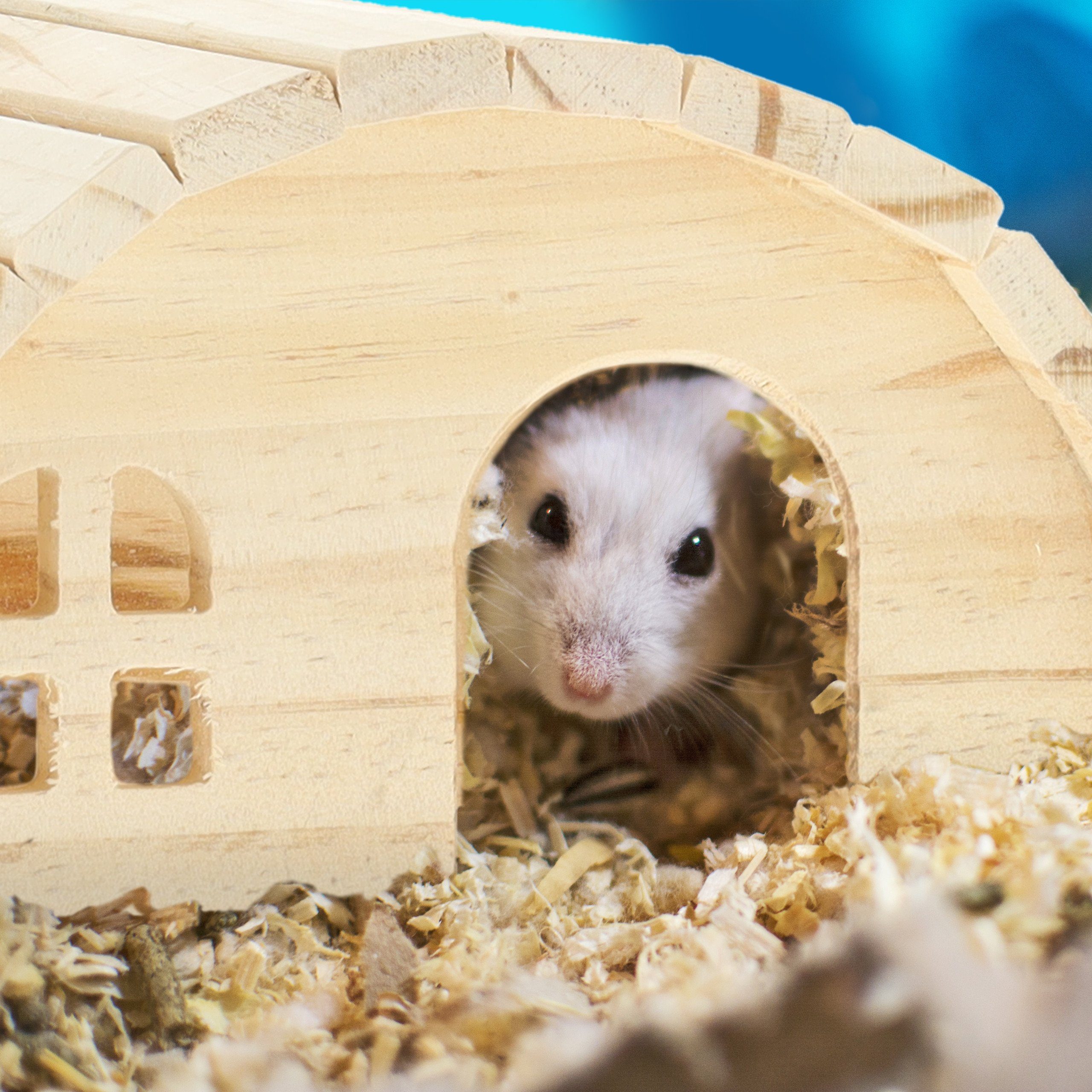 relaxdays Nagerhaus Hamsterhaus aus Holz