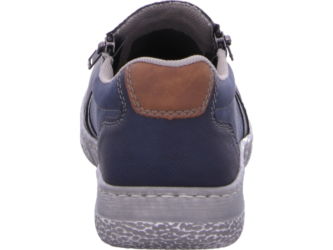RIEKER Komfort Slipper blau