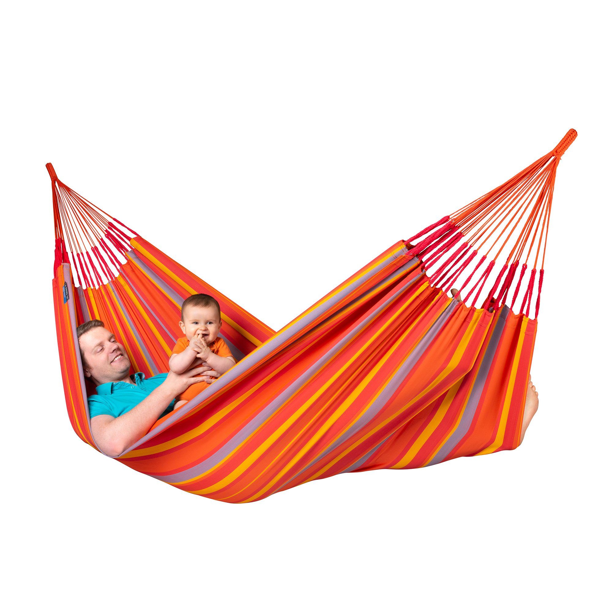 La Siesta Hängematte Brisa Toucan - Klassische Doppel-Hängematte Outdoor- LA SIESTA, Hochwertige Qualität