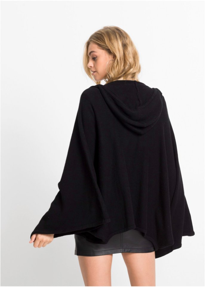 Strickjacke mit weiten Ärmeln